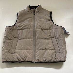 Champion Performance Puffer Vest‎ Mens XL Full Zip Streetwear Retro Y2K